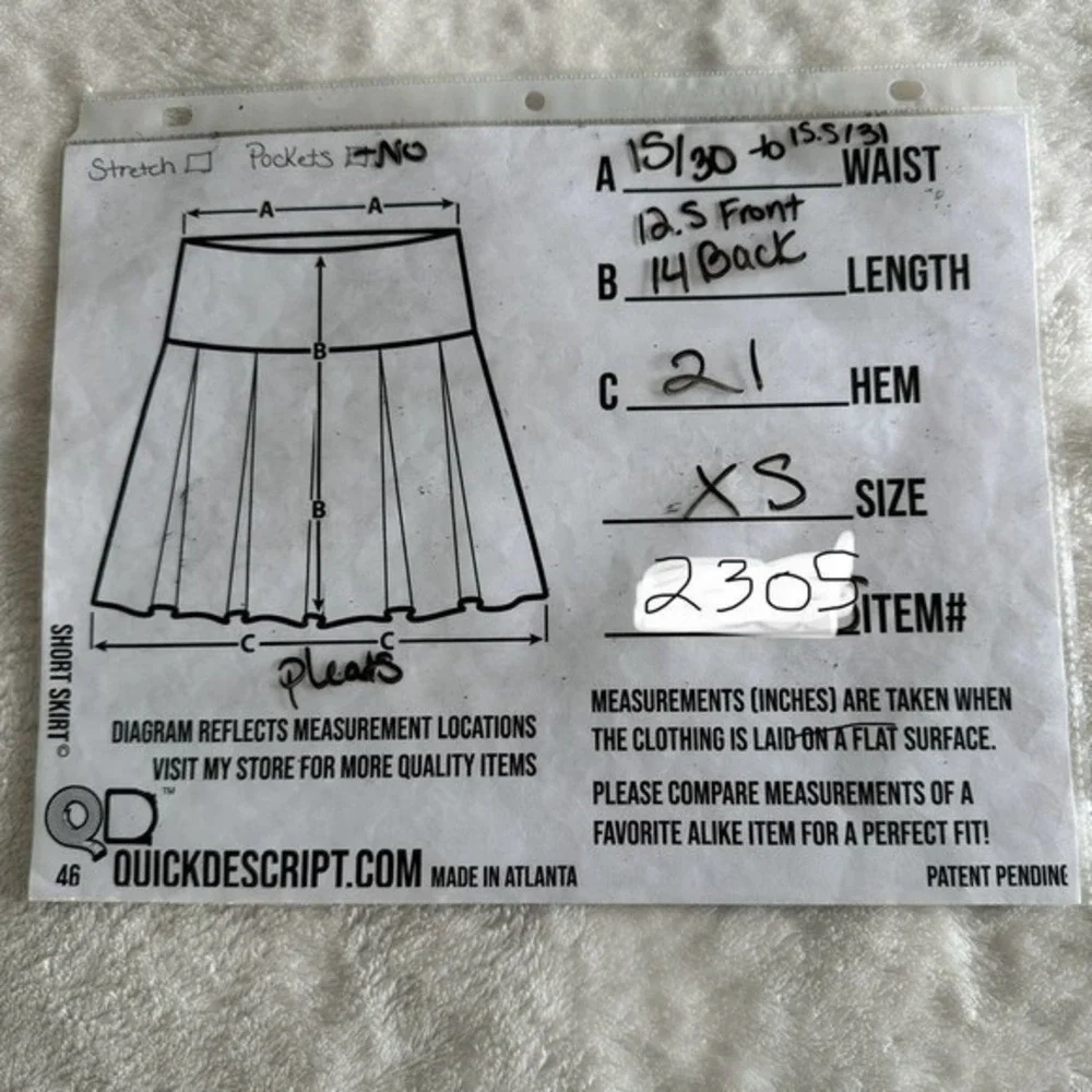 Tripp NYC Skirt Womens XS Purple‎ Plaid Mini Vtg Y2K Goth Grunge Punk Pleated